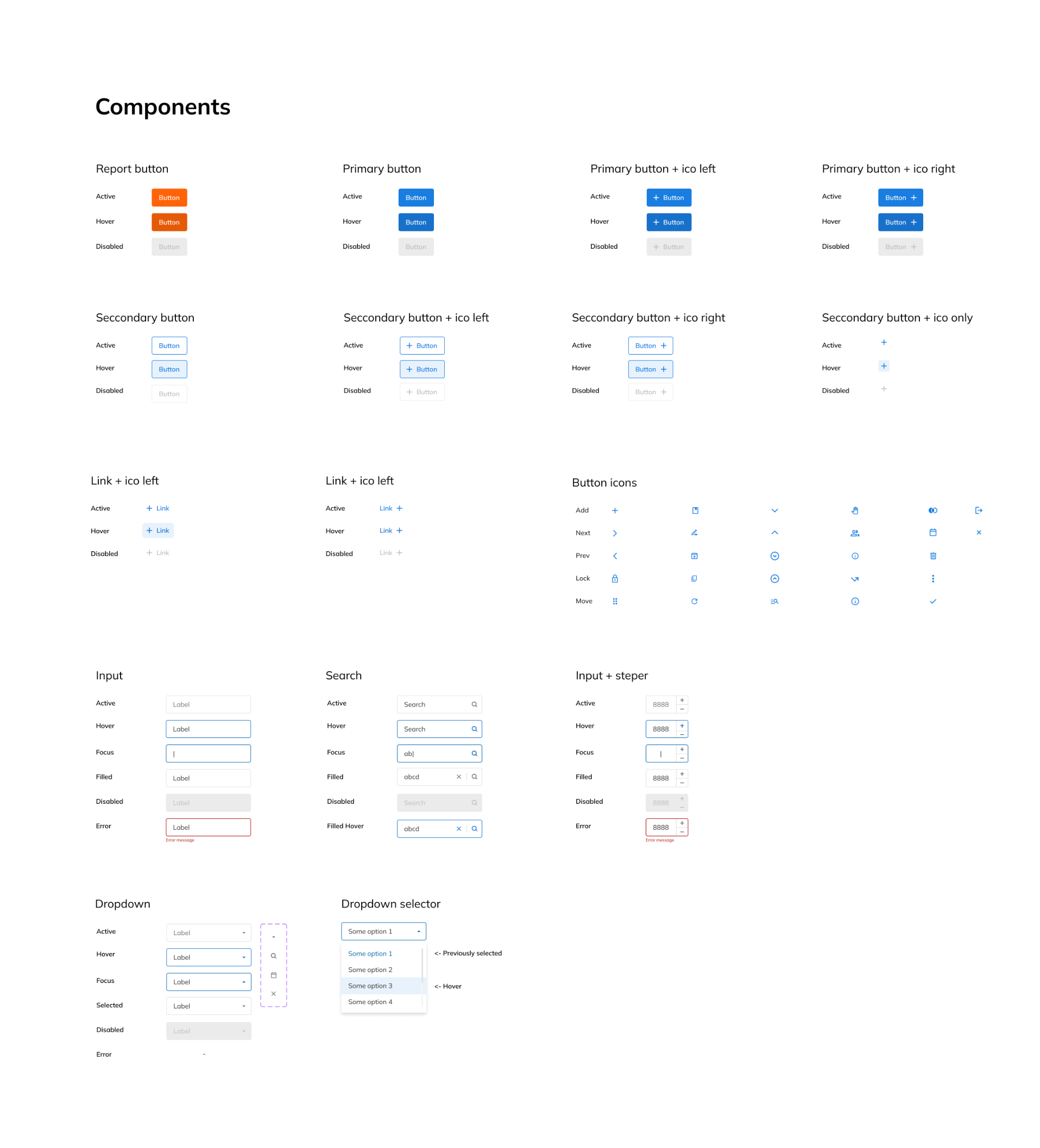 Component library, first half